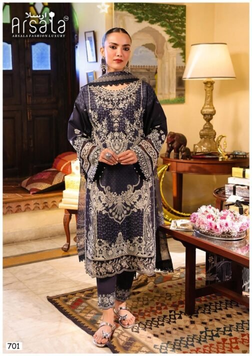 Arsala Amira Vol-07 series 701-706 Pure Heavy Lawn Cotton wholesale suit   arsala amira vol 07 series 701 706 pure heavy lawn cotton wholesale suit 2 2025 05 28 20 11 58.jpg