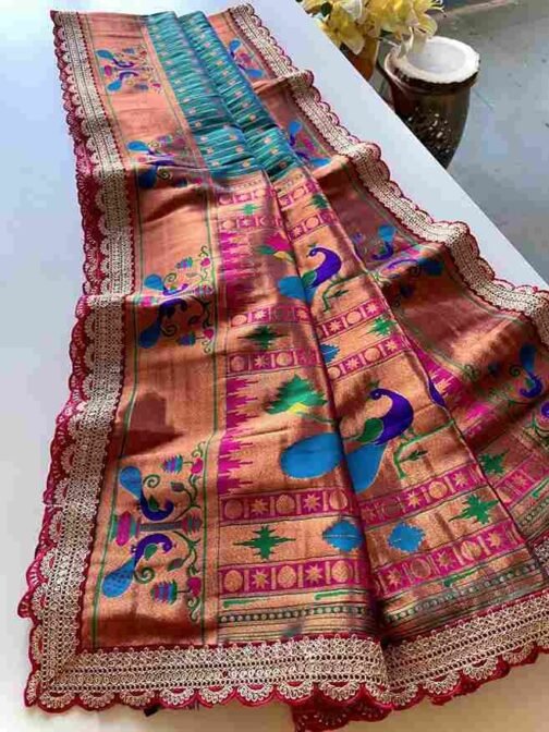 BT-53 Mihira Lace Pure Paithani Silk Polka Weaving Wholesale Sarees in Surat   bt 53 mihira lace pure paithani silk polka weaving wholesale sarees in surat 12 2025 01 13 14 26 21.jpeg