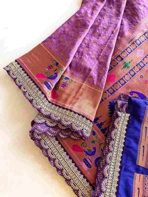 BT-53 Mihira Lace Pure Paithani Silk Polka Weaving Wholesale Sarees in Surat   bt 53 mihira lace pure paithani silk polka weaving wholesale sarees in surat 5 2025 01 13 14 26 21.jpeg