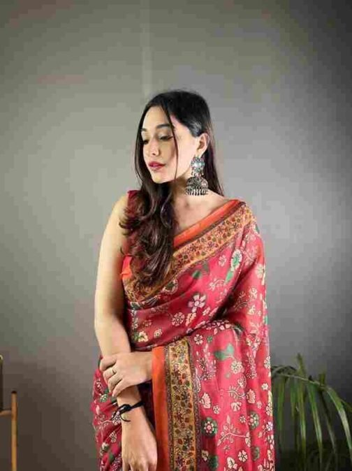 BT-56 Raksha Pure Malai Cotton Saree with Kalamkari Prints Wholesale Sarees in Surat   bt 56 raksha pure malai cotton saree with kalamkari prints wholesale sarees in surat 15 2025 01 09 14 57 08.jpeg