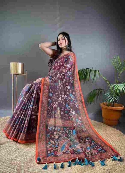 BT-56 Raksha Pure Malai Cotton Saree with Kalamkari Prints Wholesale Sarees in Surat   bt 56 raksha pure malai cotton saree with kalamkari prints wholesale sarees in surat 16 2025 01 09 14 57 08.jpeg