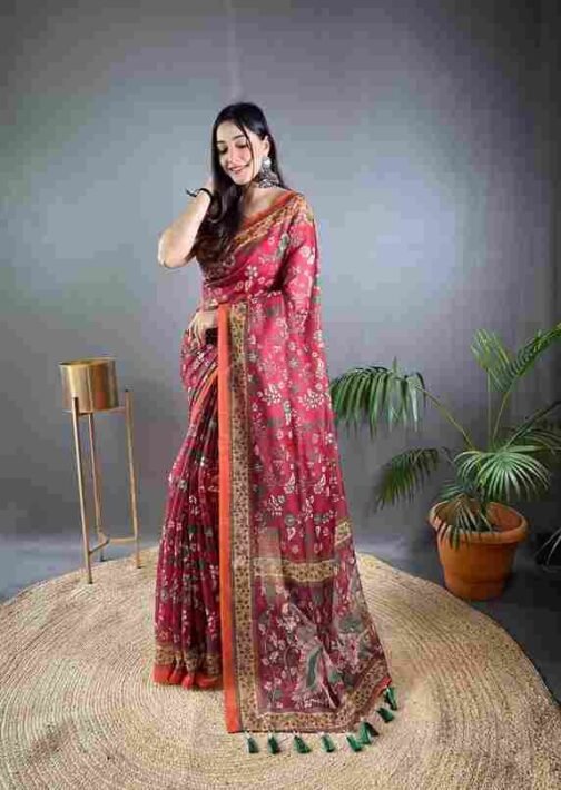 BT-56 Raksha Pure Malai Cotton Saree with Kalamkari Prints Wholesale Sarees in Surat   bt 56 raksha pure malai cotton saree with kalamkari prints wholesale sarees in surat 17 2025 01 09 14 57 08.jpeg