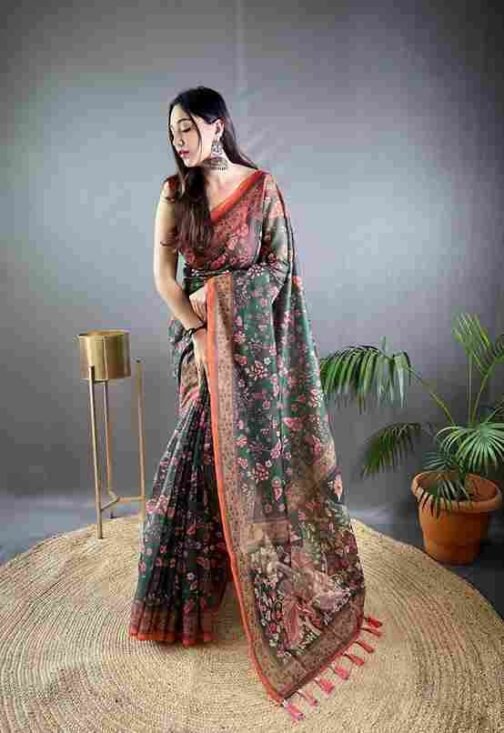 BT-56 Raksha Pure Malai Cotton Saree with Kalamkari Prints Wholesale Sarees in Surat   bt 56 raksha pure malai cotton saree with kalamkari prints wholesale sarees in surat 18 2025 01 09 14 57 08.jpeg