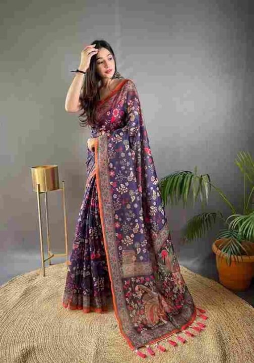 BT-56 Raksha Pure Malai Cotton Saree with Kalamkari Prints Wholesale Sarees in Surat   bt 56 raksha pure malai cotton saree with kalamkari prints wholesale sarees in surat 4 2025 01 09 14 57 08.jpeg