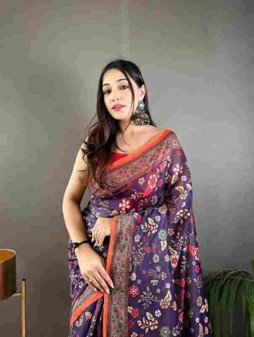 BT-56 Raksha Pure Malai Cotton Saree with Kalamkari Prints Wholesale Sarees in Surat   bt 56 raksha pure malai cotton saree with kalamkari prints wholesale sarees in surat 5 2025 01 09 14 57 08.jpeg