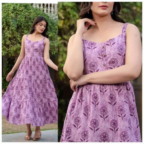 Coral Cotton print leeveless Ruffle Maxi Dress   coral cotton print leeveless ruffle maxi dress 6 2025 05 22 14 58 48.jpeg