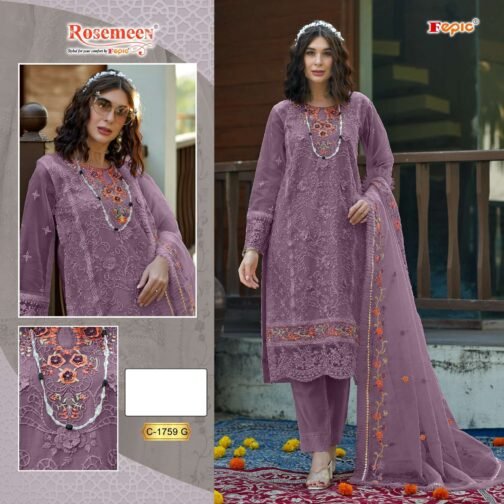 FEPIC ROSEMEEN 1759 ORGANZA wholesale suit   fepic rosemeen 1759 organza wholesale suit 1 2025 05 30 18 32 37.jpeg