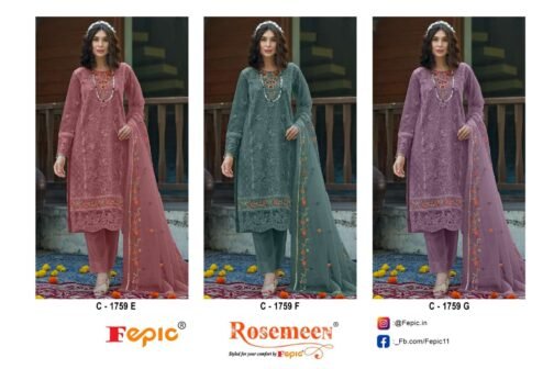 FEPIC ROSEMEEN 1759 ORGANZA wholesale suit   fepic rosemeen 1759 organza wholesale suit 2 2025 05 30 18 32 37.jpeg