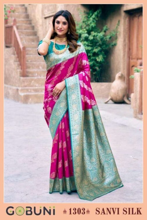 gobuni sanvi silk series 1301-1306 Silk wholesale saree in surat   gobuni sanvi silk series 1301 1306 silk wholesale saree in surat 20 2025 02 01 13 31 01.jpeg