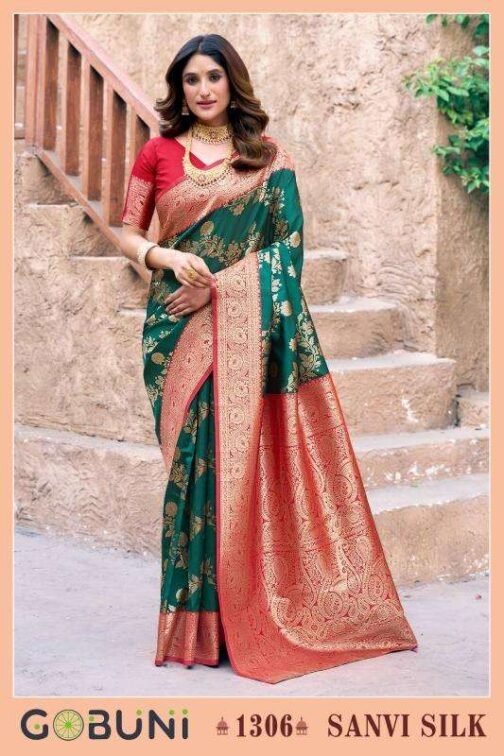 gobuni sanvi silk series 1301-1306 Silk wholesale saree in surat   gobuni sanvi silk series 1301 1306 silk wholesale saree in surat 34 2025 02 01 13 31 01.jpeg