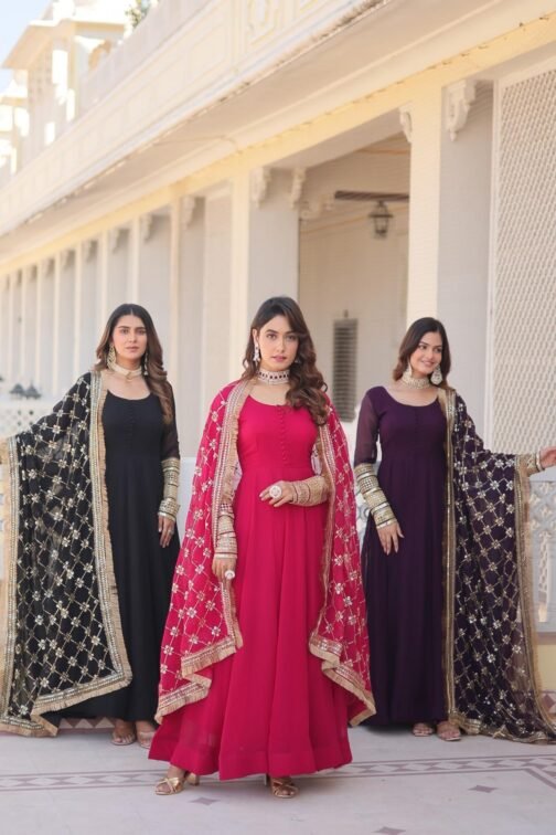 ka 1070 faux blooming readymade exclusive design gown with dupatta   ka 1070 faux blooming readymade exclusive design gown with dupatta 1 2025 05 19 16 50 06.jpeg