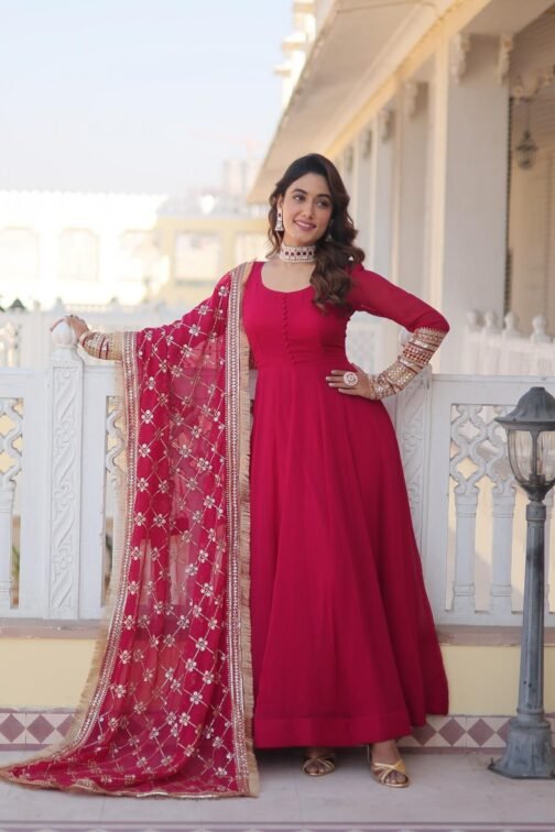 ka 1070 faux blooming readymade exclusive design gown with dupatta   ka 1070 faux blooming readymade exclusive design gown with dupatta 3 2025 05 19 16 50 06.jpeg