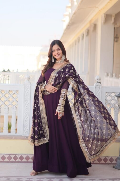 ka 1070 faux blooming readymade exclusive design gown with dupatta   ka 1070 faux blooming readymade exclusive design gown with dupatta 4 2025 05 19 16 50 06.jpeg