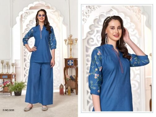 ladies flavour 3234-3239 cambric cotton wholesale  co-ord set   ladies flavour 3234 3239 cambric cotton wholesale co ord set 4 2025 05 24 14 10 53.jpeg