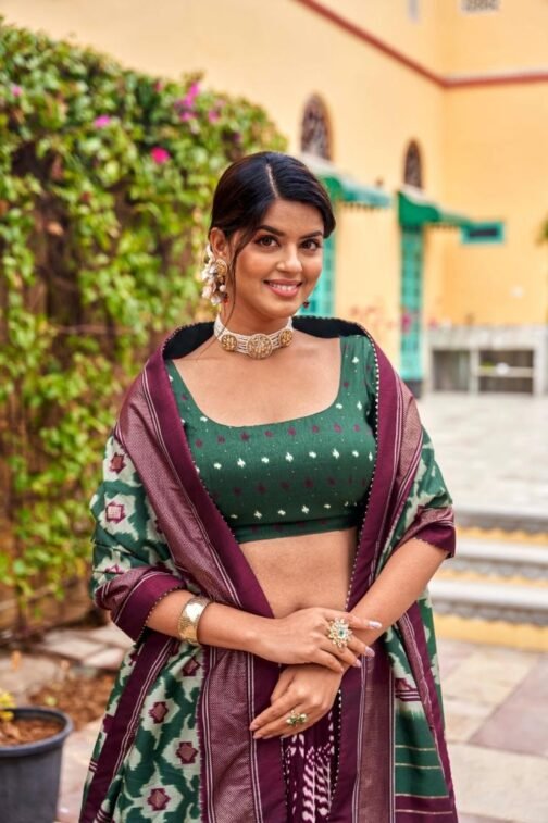lnb1208 half saree fashionable TUSSAR SILK fully stitch lehenga choli for womens   lnb1208 half saree fashionable tussar silk fully stitch lehenga choli for womens 2 2025 05 26 16 49 25.jpeg