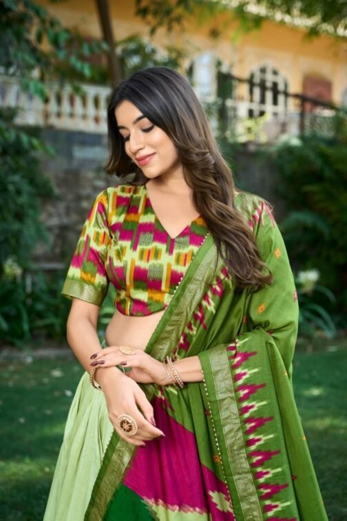 lnb1208 half saree fashionable TUSSAR SILK fully stitch lehenga choli for womens   lnb1208 half saree fashionable tussar silk fully stitch lehenga choli for womens 3 2025 05 26 16 49 25.jpeg