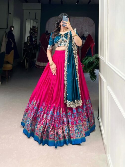 lnb1238 tussar silk gorgeous look stitch lehenga unstitch choli for womens   lnb1238 tussar silk gorgeous look stitch lehenga unstitch choli for womens 11 2025 05 19 16 42 14.jpeg