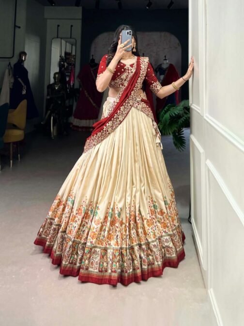 lnb1238 tussar silk gorgeous look stitch lehenga unstitch choli for womens   lnb1238 tussar silk gorgeous look stitch lehenga unstitch choli for womens 14 2025 05 19 16 42 14.jpeg