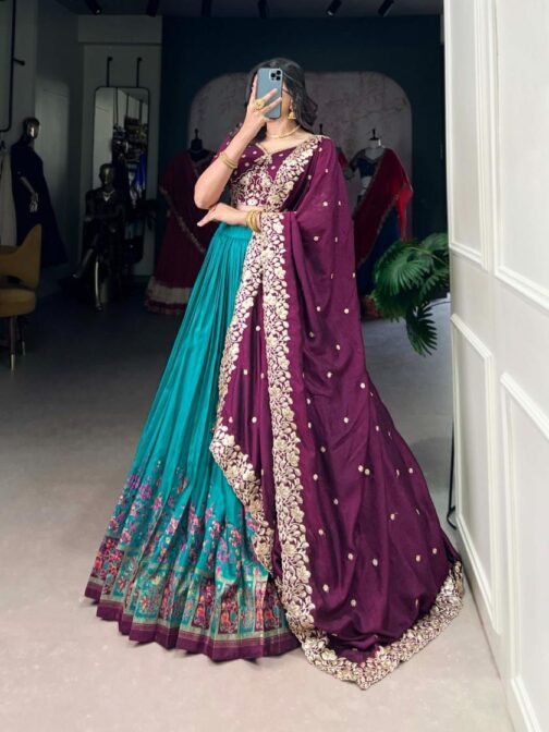 lnb1238 tussar silk gorgeous look stitch lehenga unstitch choli for womens   lnb1238 tussar silk gorgeous look stitch lehenga unstitch choli for womens 6 2025 05 19 16 42 14.jpeg