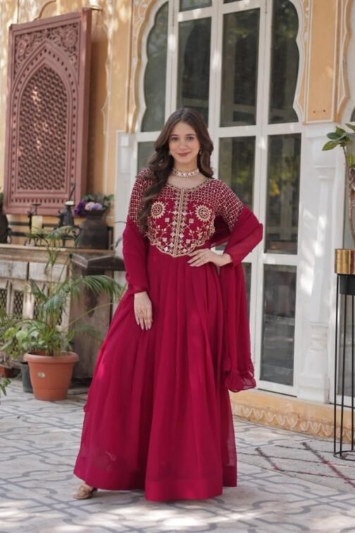 lw 9223 readymade faux blooming georgette stylish gown with dupatta supplier   lw 9223 readymade faux blooming georgette stylish gown with dupatta supplier 10 2025 05 17 17 33 04.jpeg