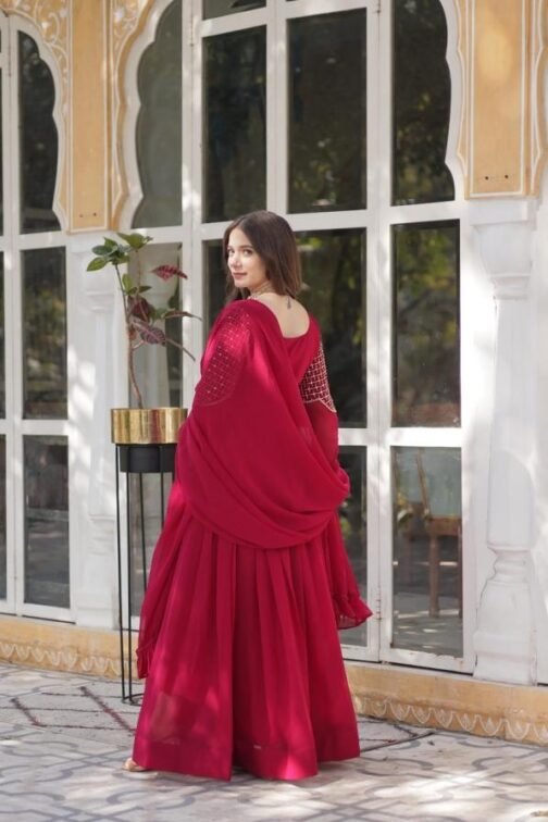 lw 9223 readymade faux blooming georgette stylish gown with dupatta supplier   lw 9223 readymade faux blooming georgette stylish gown with dupatta supplier 5 2025 05 17 17 33 03.jpeg
