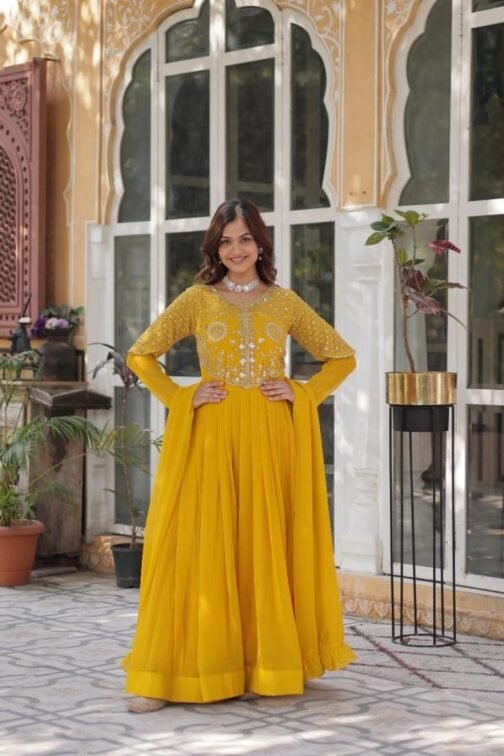 lw 9223 readymade faux blooming georgette stylish gown with dupatta supplier   lw 9223 readymade faux blooming georgette stylish gown with dupatta supplier 8 2025 05 17 17 33 04.jpeg