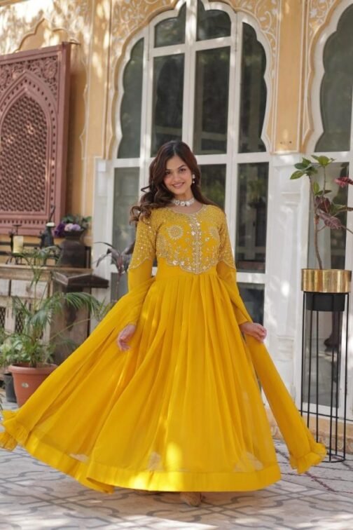 lw 9223 readymade faux blooming georgette stylish gown with dupatta supplier   lw 9223 readymade faux blooming georgette stylish gown with dupatta supplier 9 2025 05 17 17 33 04.jpeg