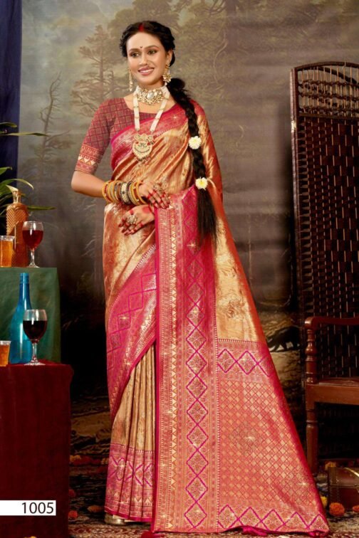 Saroj Mudra tissue sarovski vol.2 series 1001-1006 tissue silk wholesale saree   saroj mudra tissue sarovski vol 2 series 1001 1006 tissue silk wholesale saree 6 2025 05 18 14 37 51.jpg