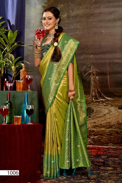 Saroj Mudra tissue sarovski vol.2 series 1001-1006 tissue silk wholesale saree   saroj mudra tissue sarovski vol 2 series 1001 1006 tissue silk wholesale saree 7 2025 05 18 14 37 51.jpg