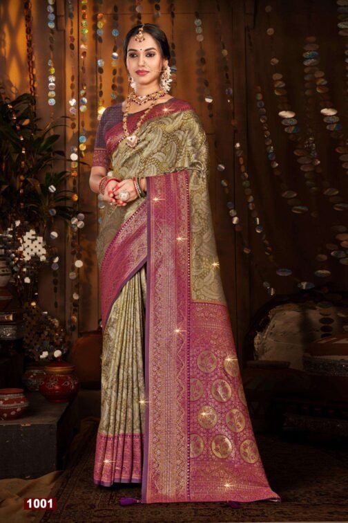 Saroj Mudra tissue sarovski vol.3 series 1001-1006 tissue silk saree   saroj mudra tissue sarovski vol 3 series 1001 1006 tissue silk saree 2 2025 05 18 14 38 42.jpg