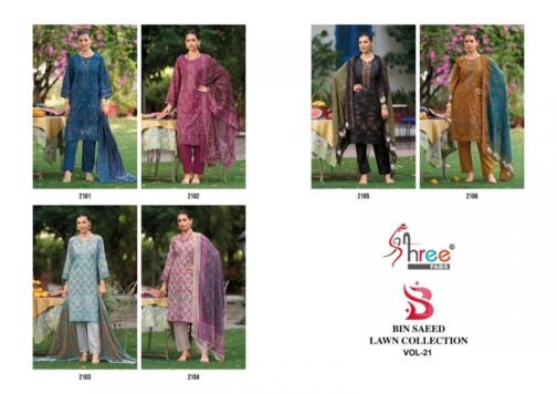 shree fabs bin saeed lawn collection vol 21 series 2101-2106 pure cotton wholesale suit   shree fabs bin saeed lawn collection vol 21 series 2101 2106 pure cotton wholesale suit 16 2025 05 22 17 01 40.jpeg