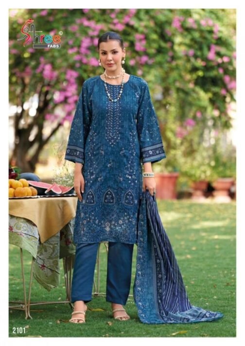 shree fabs bin saeed lawn collection vol 21 series 2101-2106 pure cotton wholesale suit   shree fabs bin saeed lawn collection vol 21 series 2101 2106 pure cotton wholesale suit 2 2025 05 22 17 01 40.jpeg
