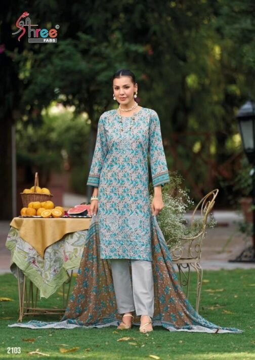 shree fabs bin saeed lawn collection vol 21 series 2101-2106 pure cotton wholesale suit   shree fabs bin saeed lawn collection vol 21 series 2101 2106 pure cotton wholesale suit 6 2025 05 22 17 01 40.jpeg