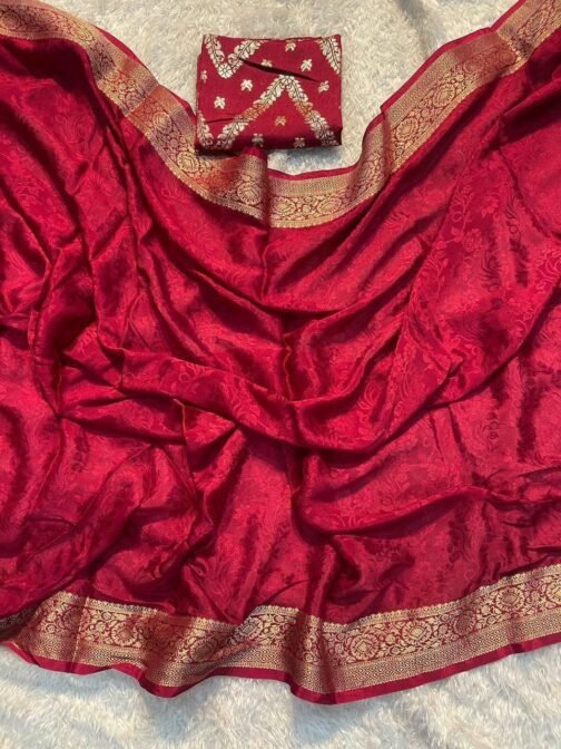 SHUBHLAXMI Viscose Chinon Weaving Pattern Saree   shubhlaxmi viscose chinon weaving pattern saree 9 2025 05 23 10 58 38.jpeg