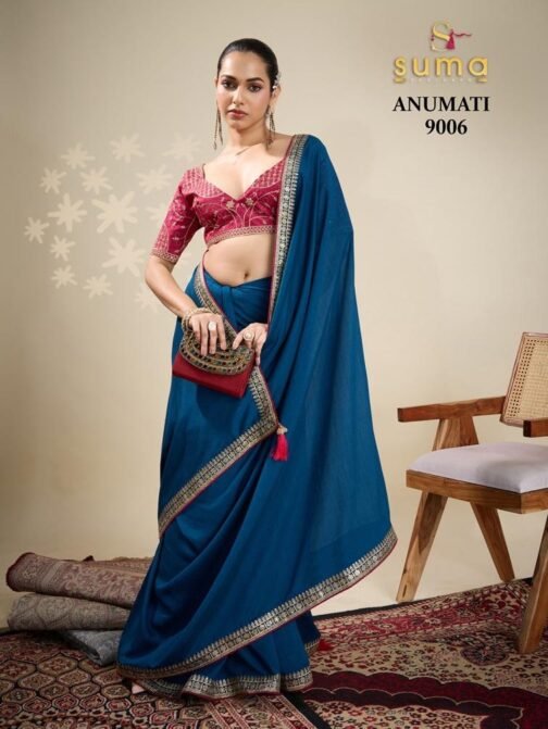 suma designer anumati series 9001-9006 Vichitra wholesale saree   suma designer anumati series 9001 9006 vichitra wholesale saree 5 2025 05 24 13 37 25.jpeg