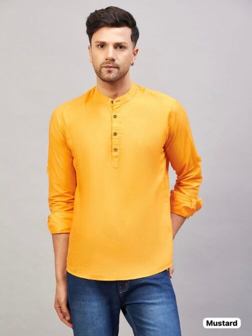 Tradition 2.0 Premium Cotton Short Kurta for every function   tradition 2 0 premium cotton short kurta for every function 7 2025 05 04 19 00 54.jpeg