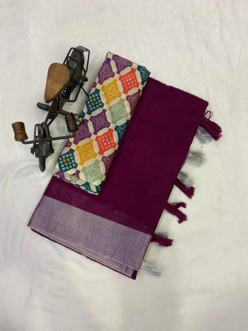 BT-12 Khadi Linen with Silver Lining Pallu with Phumta wholesale saree   bt 12 khadi linen with silver lining pallu with phumta wholesale saree 2 2025 07 04 12 29 33.jpeg