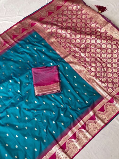 BT-53 Soft silk  sarees with beautiful benarasi weaving design   bt 53 soft silk sarees with beautiful benarasi weaving design 2025 07 04 12 34 27.jpeg