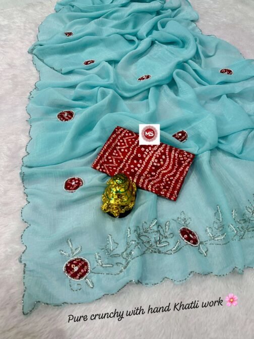 MS BRAND best pure Gold crunchy febrice saree with beutifull kutdana   ms brand best pure gold crunchy febrice saree with beutifull kutdana 4 2025 07 04 12 33 25.jpeg