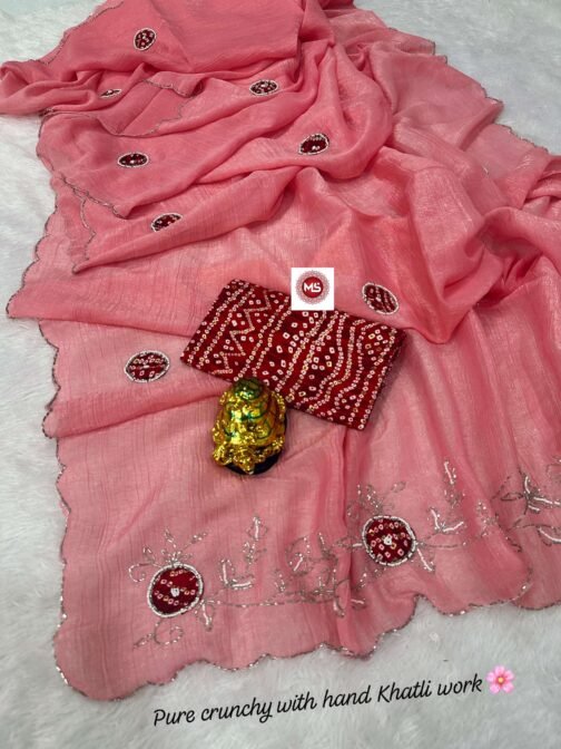MS BRAND best pure Gold crunchy febrice saree with beutifull kutdana   ms brand best pure gold crunchy febrice saree with beutifull kutdana 5 2025 07 04 12 33 26.jpeg