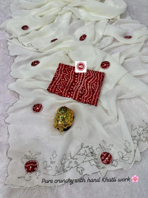 MS BRAND best pure Gold crunchy febrice saree with beutifull kutdana   ms brand best pure gold crunchy febrice saree with beutifull kutdana 6 2025 07 04 12 33 26.jpeg