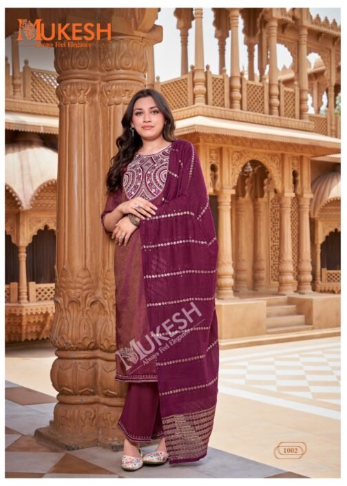 Sindoor series 1001-1004 viscose simmer chiffon wholesale suit   sindoor series 1001 1004 viscose simmer chiffon wholesale suit 2 2025 07 05 14 53 19.jpeg